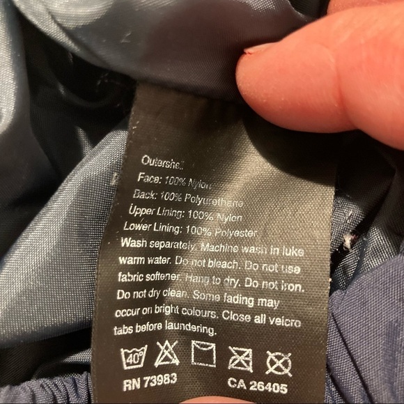 HELLY HANSEN Sz L Helly-Tech  Velcro Ankle Pockets Elastic Waist Belt Ski Pants - Picture 11 of 12